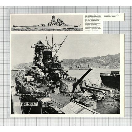 (6093) Battleship YAMOTA Ship - Cutting