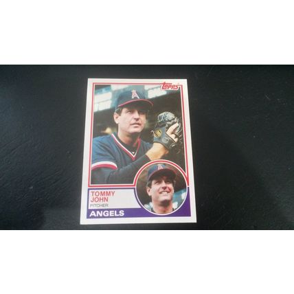 1983 Topps Card # 735 Tommy John Excellent (5) California Angels