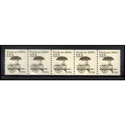 2133 12.5c Pushcart Fine MNH Dry Gum PNC 1/5 X2177