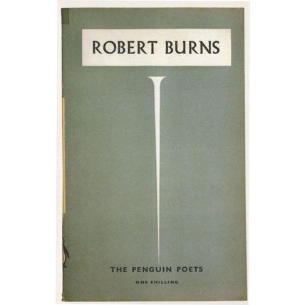 Robert Burns The Penguin Poets 1946 Book Postcard