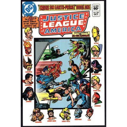 Justice League Of America Zatanna Comic Book Issue 207 Postcard