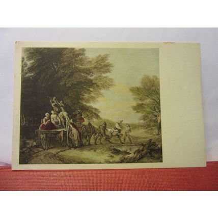 THE HAYCART by Thomas Gainsborough Fine Arts Publishing Co. card 145 x 95 mm a =