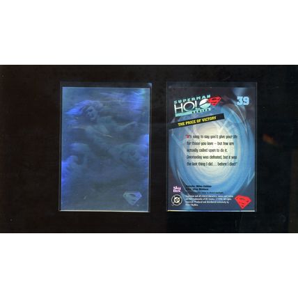 1996 SUPERMAN Holo Series #39 THE PRICE OF VICTORY - SKYBOX Card NM/M