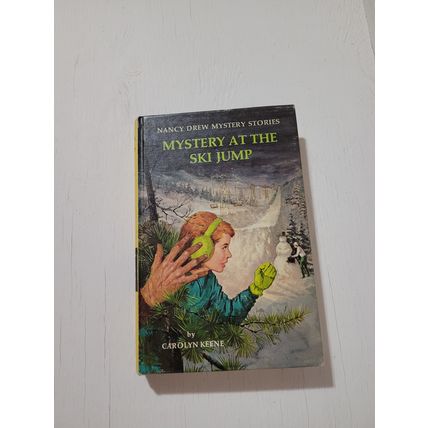 Mystery at the ski jump Nancy drew Carolyn Keene hardcover 1952