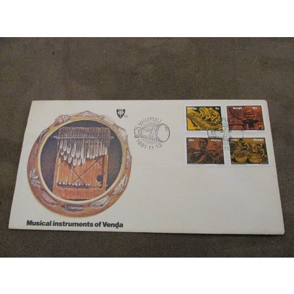 1981 Venda /South Africa FDC Cover - Musical instruments