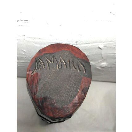 Wooden Jamaican/ Tribal Handmade Carved Head Tiki/Totem - Fast Ship!