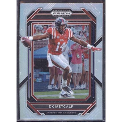 2023 Panini Prizm Draft Picks Prizms Silver #33 D.K. Metcalf