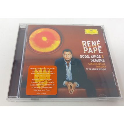 Rene Pape Gods Kings & Demons Staatskapelle Dresden Sebastian Weigle 2008 DG