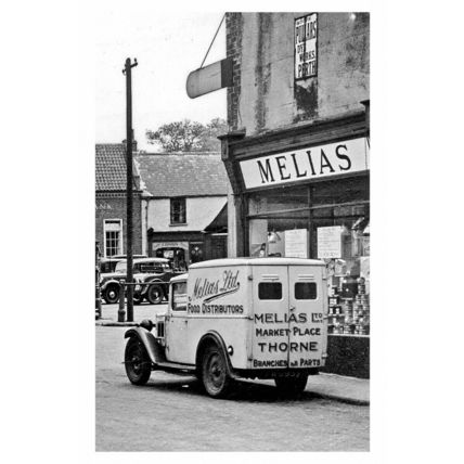 pt6535 - Melias Delivery Van , Thorne , Yorkshire - print 6x4