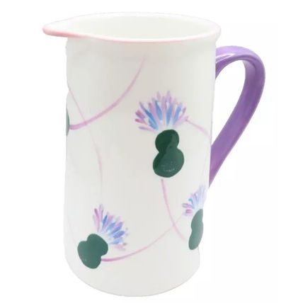 Thistle Floral Jug 14 CM Fine China Tableware Gift Home Decor Ceramic