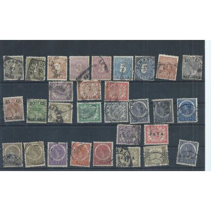 Netherland Indies stamps. Small used lot. (N444)