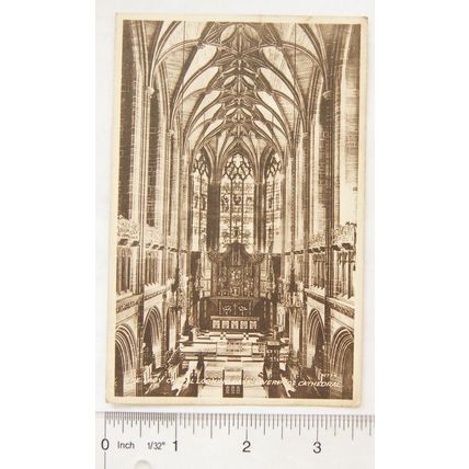 1949 postcard Liverpool Cathedral Lady Chapel