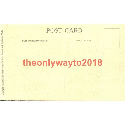 Boyhood Home of D Lloyd George, Llanystumdwy, Wales, Photochrom Postcard