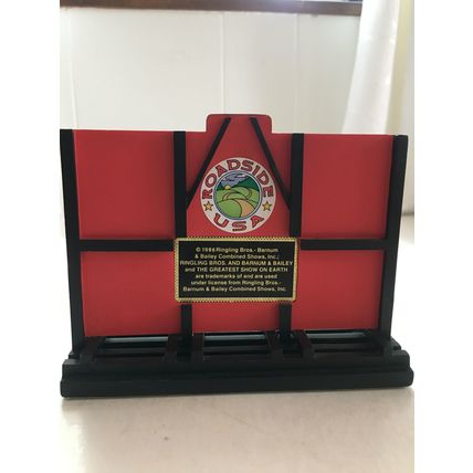 Multi Scale Roadside USA Barnum & Bailey Ceramic Circus Billboard 4383