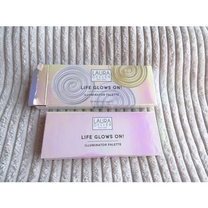 Laura Geller Life Glows On Baked Gelato Swirl Illuminator Highlighter Palette