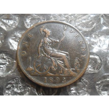 1893 Victoria penny.