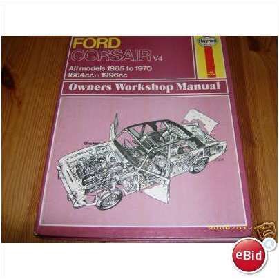 Ford Corsair, 65 to 70, Haynes Owners Workshop Manual