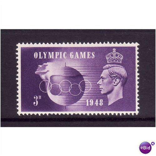GREAT BRITAIN 1948 GEORGE VI OLYMPIC GAMES 3d VIOLET SG 496 U/M MINT