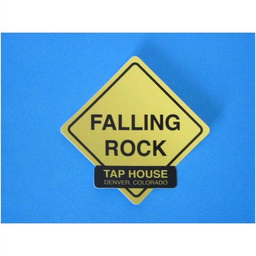 Falling Rock Tap House Denver Colorado beer sticker