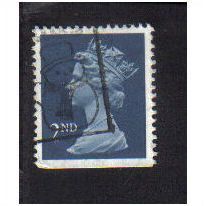 1990 GB DEFINITIVE 2ND CLASS DEEP BLUE F/U SG 1511A