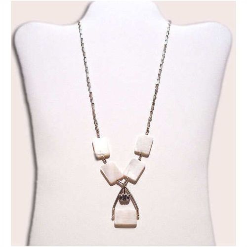 Necklace #sgmop mother of pearl flat rectangles 19 inch fashion costume jewelry
