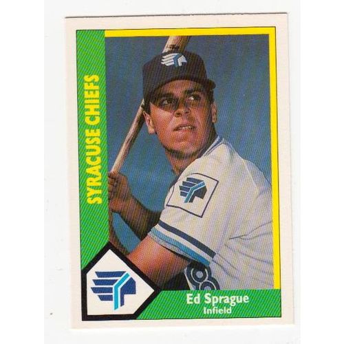 1990 CMC Syracuse Chiefs Ed Sprage baseball card #19