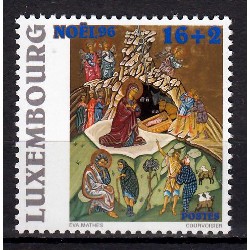 Luxemburg Kerstmis 1996 postfris