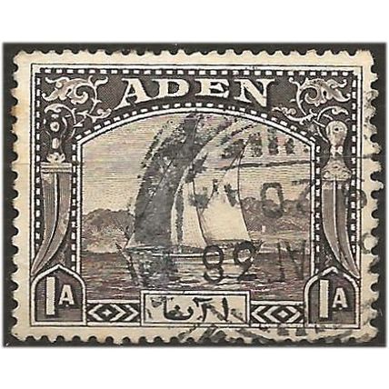 Aden 1937 SG3 1a Sepia Fine Used . .. .