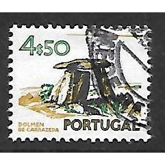 PORTUGAL 1972 4E.50 DOLMEN OF CARRIZEDA SG 1453 FINE USED