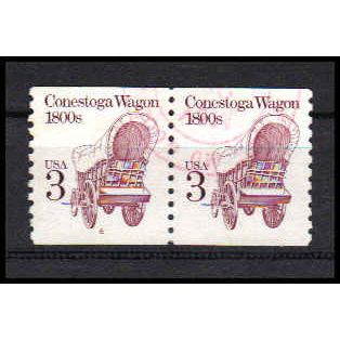 Used 2252a 3c Conestoga Wagon Very Fine CNP Left 6 PA0919