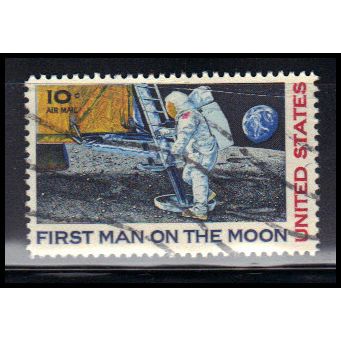 Used C76 10c 1st Man on the Moon Fine KA8646