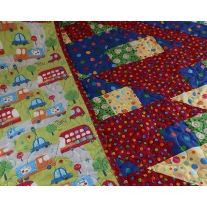 Quilt Homecrafted Handprints Around the Primary Board 041309Q