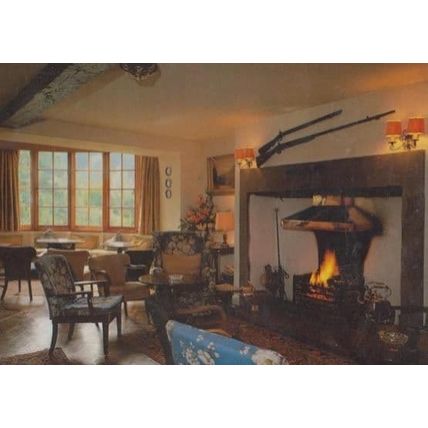 The Pheasant Inn Lounge Restaurant Area Cumbria Postcard
