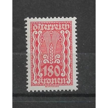 Austria.SG483 180k Ear of Corn (Red).Mounted Mint.Aug22