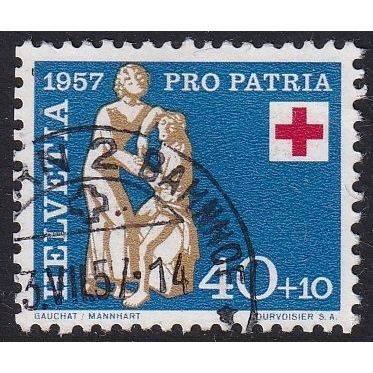Switzerland 1957 SG 584 Used - Red Cross (E-979-03)