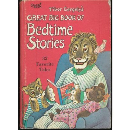 Tibor Gergely's GREAT BIG BOOK OF Bedtime Stories 1967 HB FREE Shipping