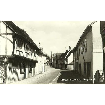 Suffolk NAYLAND Bear Street Postcard