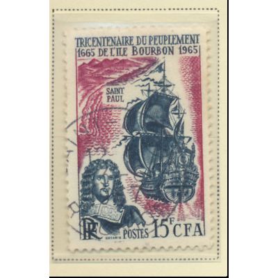 Reunion (French Africa) Stamp Scott #356, Used