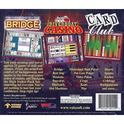 High Stakes Pack (PC-CD, 2001) for Windows 95/98/Me - New CD in SLEEVE