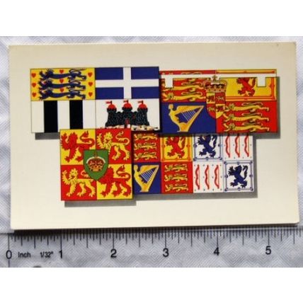 old postcard The Personal Standards of The Royal Family