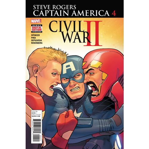 Captain America: Steve Rogers (2016) #4 Marvel CIVIL WAR II