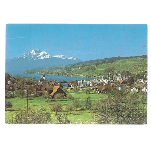 KUSSNACHT AM RIGI, SWITZERLAND used postcard 1993 postmark =