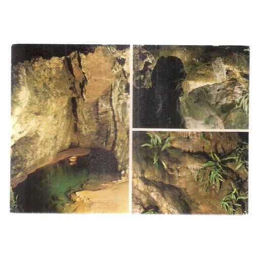 WOOKEY HOLE, CHEDDAR, WELLS, SOMERSET unused vintage postcard =