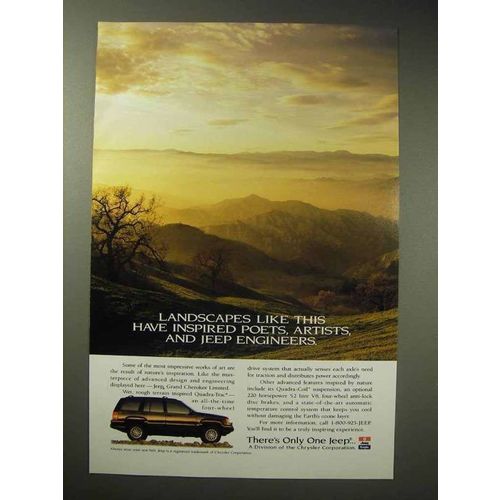 1994 Jeep Grand Cherokee Limited Ad - Landscapes