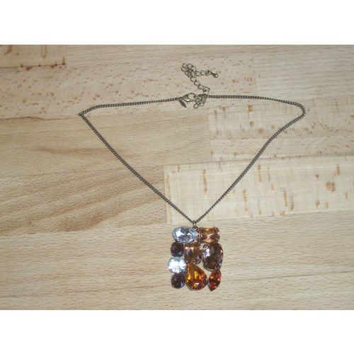 Vintage Avon NW Amber Coloured Fashion Pendant