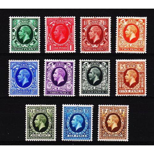 1934-36 KGV Photogravure set 11 values SG439 - SG449 - Unmounted mint