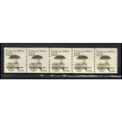 2133 12.5c Pushcart Fine MNH Dry Gum PNC 1/5 X2190