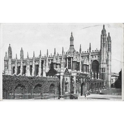 GB circa 1920 The Chapel Kings College Cambridge by Valentines