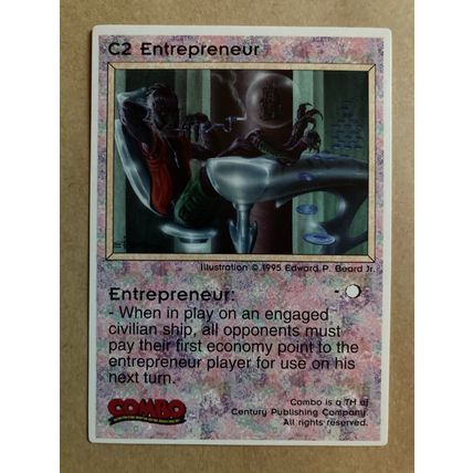 Galactic Empires CCG: Promo # C2 Entrepreneur (A) 1995 Companion Games Combo