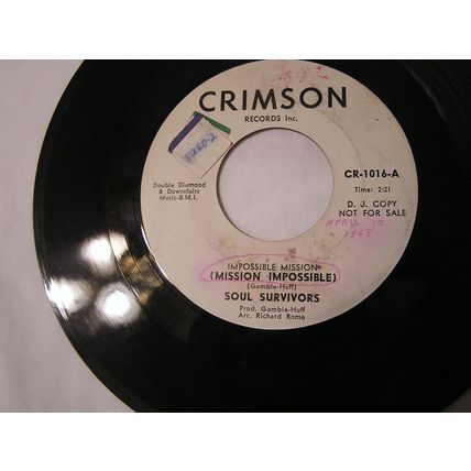 Soul Survivors Promo 45-(IMPOSSIBLE MISSION)MISSION IMPOSSIBLE/POOR MAN'S DREAM